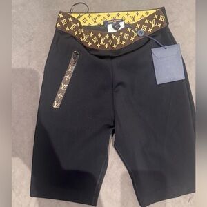 Louis‎ Vuitton Black and Brown Monogram Shorts